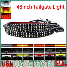 48 Truck Tailgate Strip Led Sequential Brake Signal Reverse Tail Light Bar Us