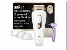 Braun Silk-expert Pro 5 IPL Hair Removal Device Skin Pro 2.0 Open Box LikeNew