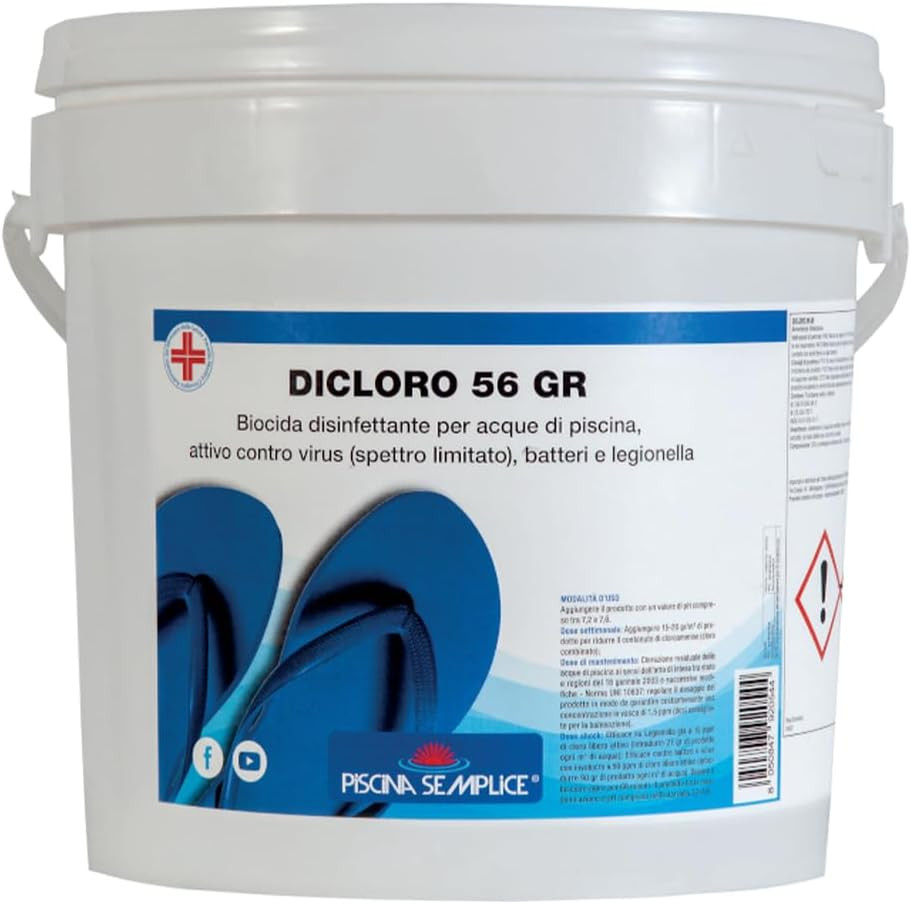 Dicloro Granulare 56 Cloro Rapido Piscina 10kg - Trattamento Shock Online