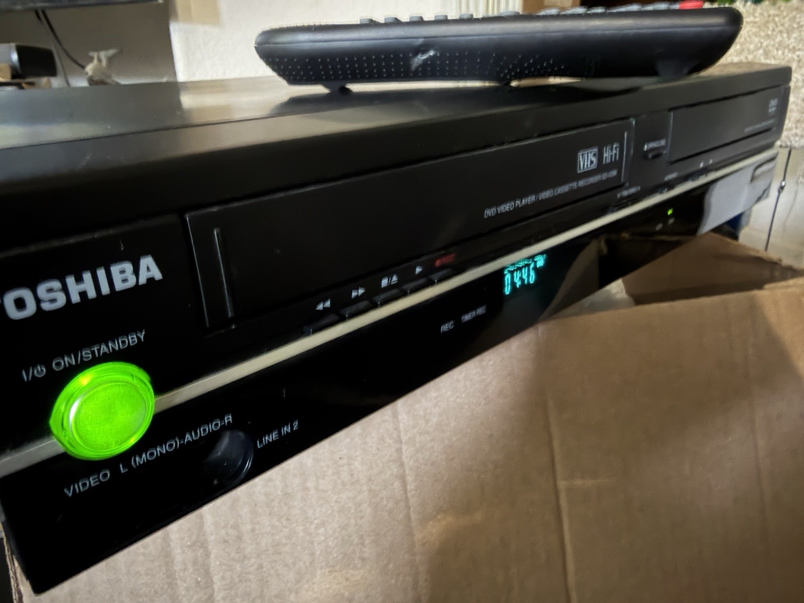 Vhs Recorder With Remote Tested
