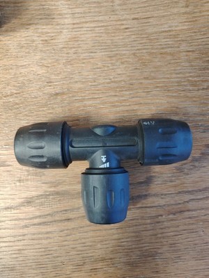 Parker Legris Transair T-Stück, 25 mm, DN25 NEU 6604 25 00