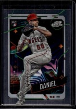 2024 Topps Chrome Cosmic #103 Davis Daniel Los Angeles Angels Rookie