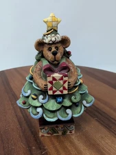 Jim Shore Boyd's Bears "Charlie Givingifts Oh Christmas Tree" Figurine 