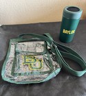 Baylor Bears Clear Bag Green Tumbler College Fan Set Bag and Tumbler — photo 1