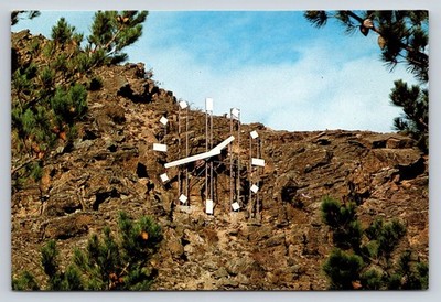 Alexandra's Clock Otago New Zealand Postcard Hillside Landmark