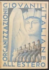 PNF ISTANBUL TURKEY A.V° 1927 CARD YOUTH ORGANIZATIONS ABROAD