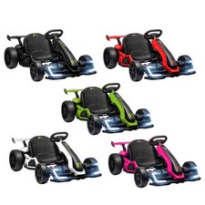 Aosom 24V 7.5 MPH Electric Go Kart with Adjustable Seat, Slow Start