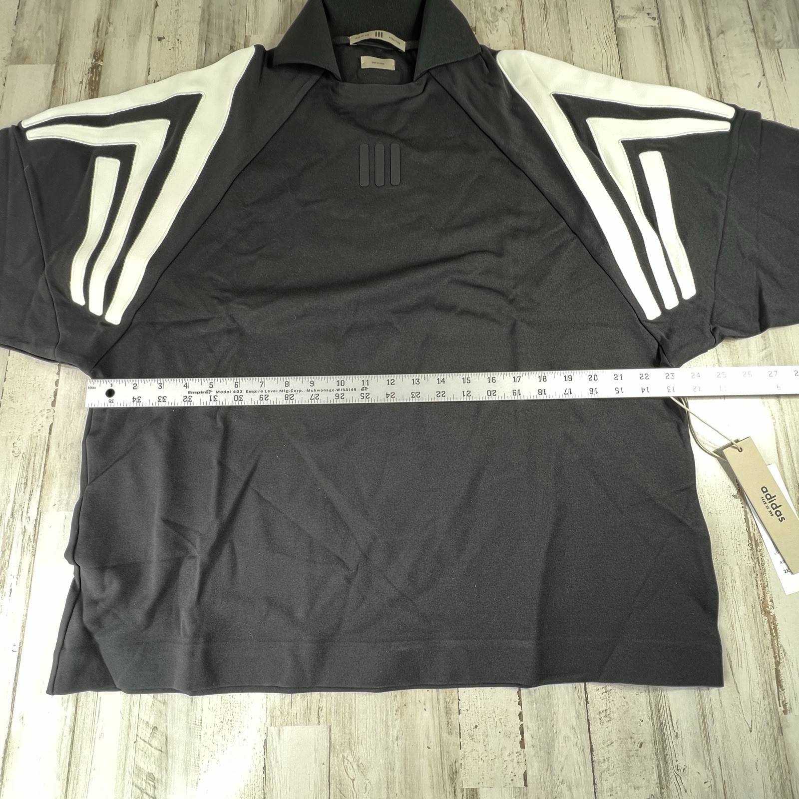 Fear of God x Adidas Black Athletics Goalie Jersey TShirt 2XS thumbnail 9