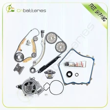 Timing Chain Cover Gasket kit Water Pump Thermostat For Chevrolet Cobalt Malibu