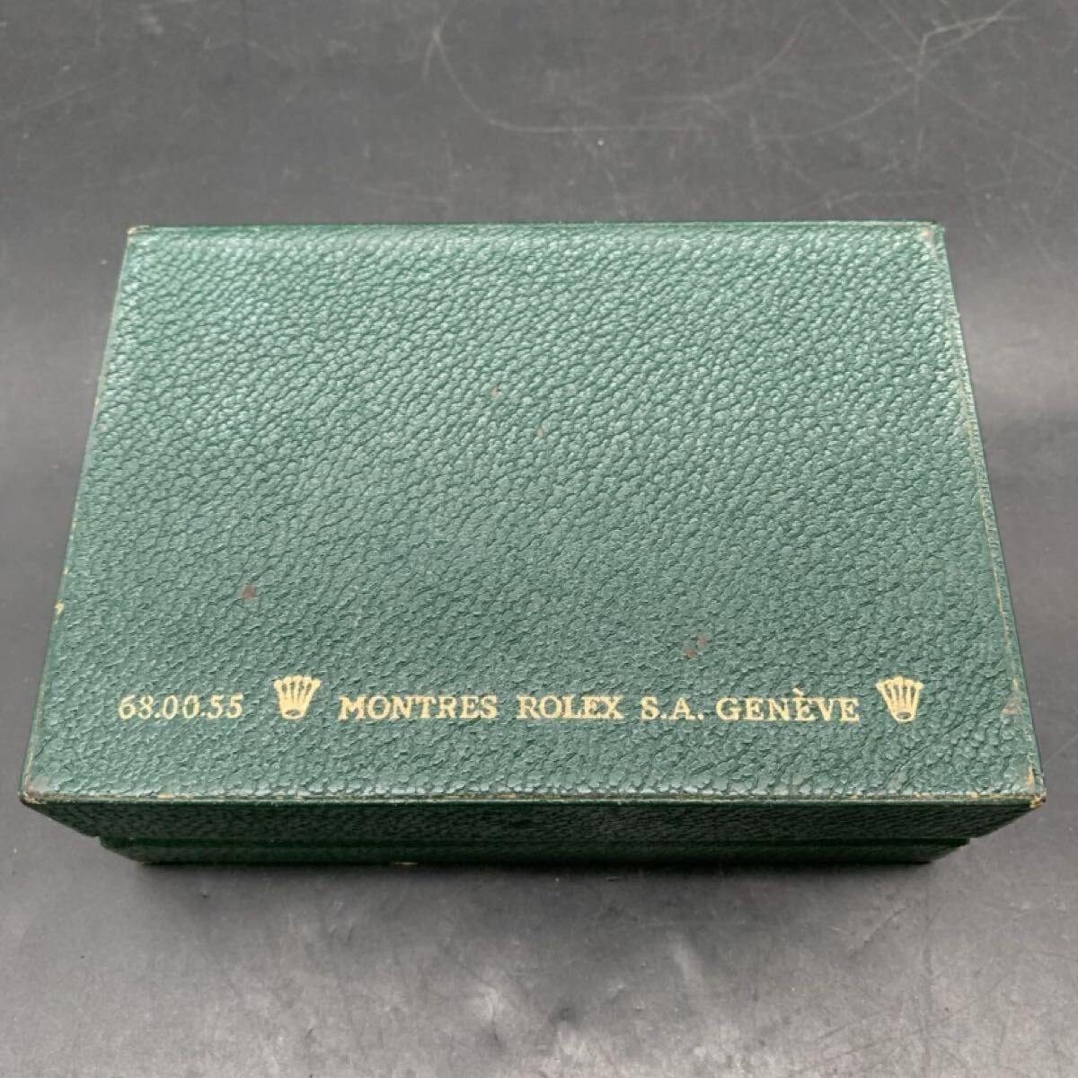 VINTAGE ORIGINALE ROLEX cassa scatola orologio verde Datejust senza cuscino... foto 3