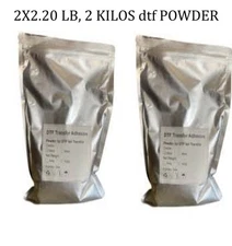 2 KILOS DTF Powder for Sublimation DTF Printing 4.4lb Adhesive White DTF Powder