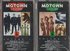 Motown Legends Volume 1  Volume 2 CASSETTE TAPE LOT NEW SEALED Stevie Wonder
