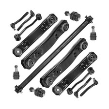 Front Upper Lower Control Arms w/Ball Joints Front Sway Bar End Links Tie Rod...