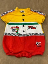 Vintage Chase Authentics NASCAR Tony Labonte #5 Kelloggs Romper 24 Month Colors