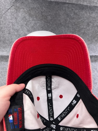 Philadelphia Phillies New Era Hat Cap Strap Back Adult One Size Red MLB 9Twenty - Picture 10 of 12