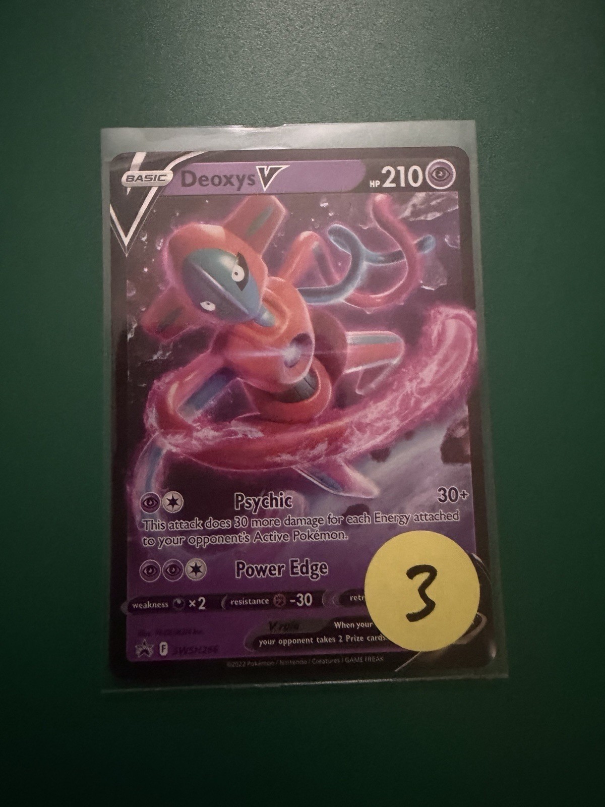 Deoxys V SWSH266 SWSH: Sword & Shield Promo Cards Holo