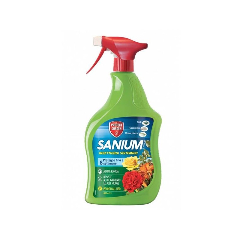 PROTECT GARDEN - Insetticida sistemico spray Sanium - Erogatore da 800 ml 366471