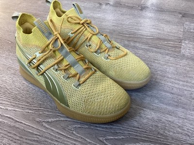 Puma Clyde Gold Court Mens Size 11.5 Title Run Shoes Sneakers 192898-01