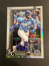 2025 Topps Factory Holofoil Parallel #481 Michael Massey Royals 285/417
