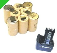 Tauschpack FüR Original Metabo Akku 9,6 V Impuls Mit 3 Ah Nimh Panasonic