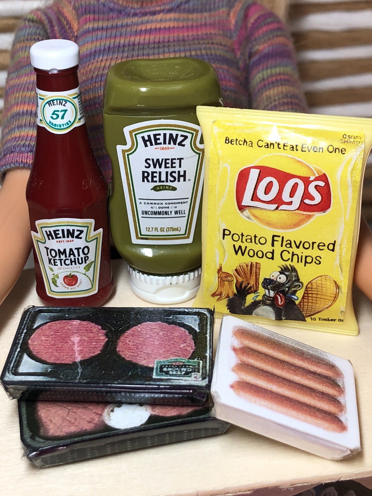 Bbq Hamburger Hot Dog Lot Zuru Mini Handcrafted