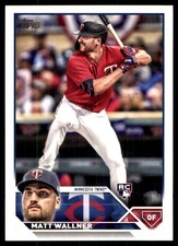 Matt Wallner 2023 Topps #448 Minnesota Twins MLB READ FREE SHIPPING AutographDen