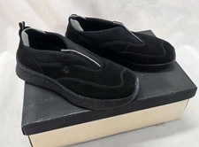 Ecco Women's Size 36 Black Soft Premium Slip-On Sneaker Suede Shoes New
