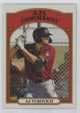 2021 Topps Heritage Minor League Edition Flip Stock 20/25 AJ Vukovich #10 18bz