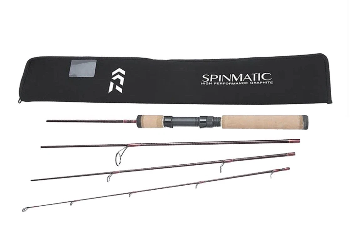 Daiwa Spinmatic 4 Pc Pack Spinning Rod SMD664ULFS