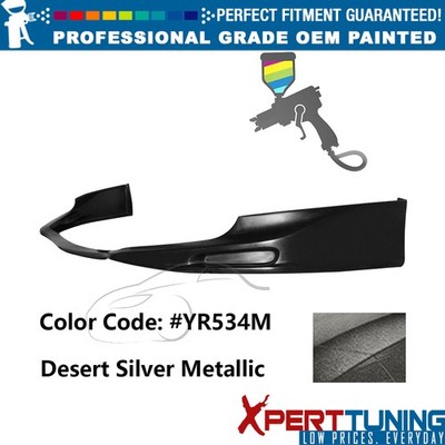 Fits 09-10 Acura TSX JDM Style Painted #YR534M Silver Front Lip Lower Spoiler PU