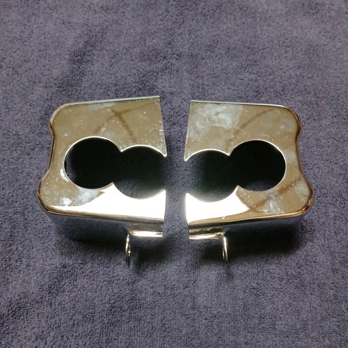 Chrome Covers Lifter Tappet Blocks Harley Evo Kuryakyn? Softail Touring FXR Dyna