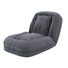 Foldable Upholstered Human Dog Bed with 5 Adjustable Positions and 2 Pillows