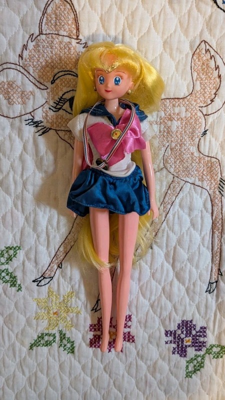 Sailor Moon Deluxe Adventure Doll 1995 Bandai 11' Used Good Condition