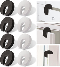 8 Pcs Multifunctional Door Pinch Guard, Stylish Door Finger Pinch Guard, Foam Do
