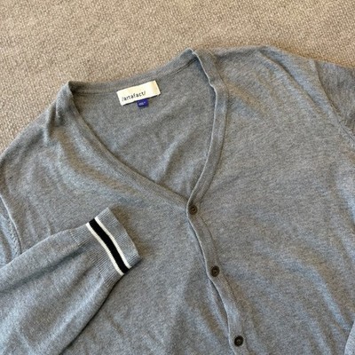 /Artefact/ Men s Gray Cardigan Size Large Preppy
