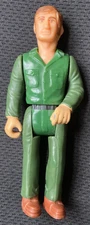 Vintage 1970s BOGI FP Adventure People Action Figure Army Man Missing Helmet