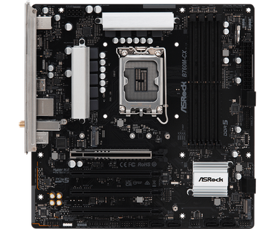 ASRock B760M-CX WiFI 6E Intel LGA 1700 DDR5 Micro ATX Desktop
