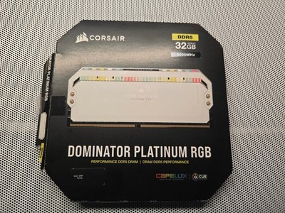 32 GB Corsair Dominator Platinum RGB DDR5 5200MHz CL40 Dual Kit (2x 16GB) - Weiß