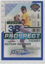 2024 Prospect Edition Blue Wave Prizm Signatures 44/75 Nathan Dettmer Auto 10k8