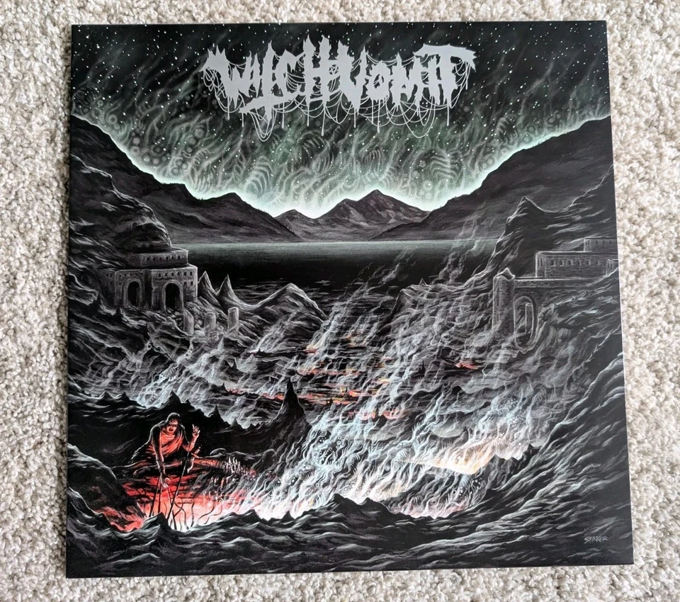 Witch Vomit Buried Deep In A Bottomless Grave LP 2019 vinyl red black galaxy - Image 2 of 3