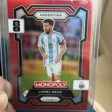 2026 Panini Prizm Monopoly Lionel Messi Red #1 Argentina Miami FC World Cup OC