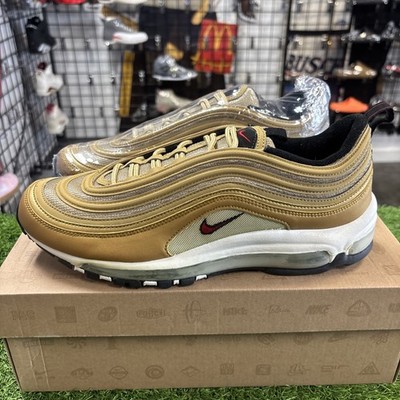 Nike Air Max 97 OG Metallic Gold Men’s Size 10 Nike - Men - Air Max 97 OG - Metallic Gold/Varsity Red/Black  main image 3