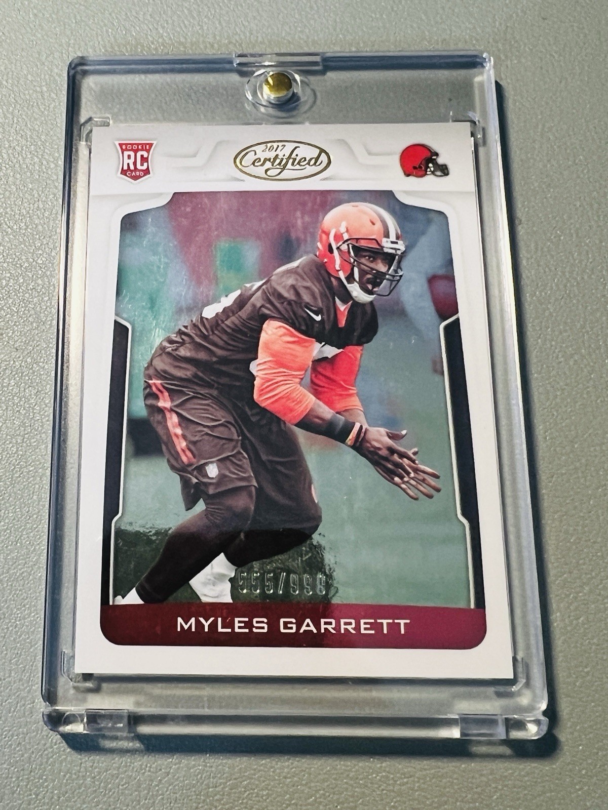 2017 Panini Certified - Rookies Myles Garrett #136 /999 (RC)