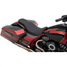 Drag Specialties [0801-1269] Predator 2-Up Seat Smooth, solar-reflective leather