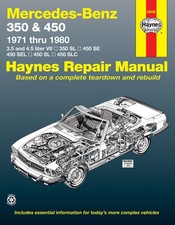 Mercedes-Benz 350 & 450 covering 350 SL Roadster, 450 SL/SLC Coupe & Roadster