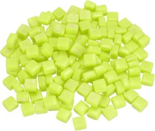 MECCANIXITY 200g Square Mosaic Tiles for Crafts, 0.4" Iridescent Mosaic Glass Pi