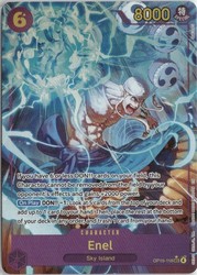 Enel OP15-118 Secret Rare Alternate Art - Adventure on Kami's Island