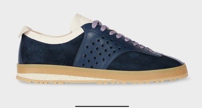 Paul Smith mainline Dark Navy Leather Zephyr Trainers Sz UK RRP