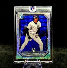 George Lombard Jr. RARE ROOKIE TRACK REFRACTOR SP RC | Investment Card | Yankees. rookie card picture