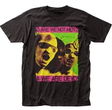 Devo We Are DEVO T Mens T Shirt Rock and Roll Music Classic Band Tee New Black